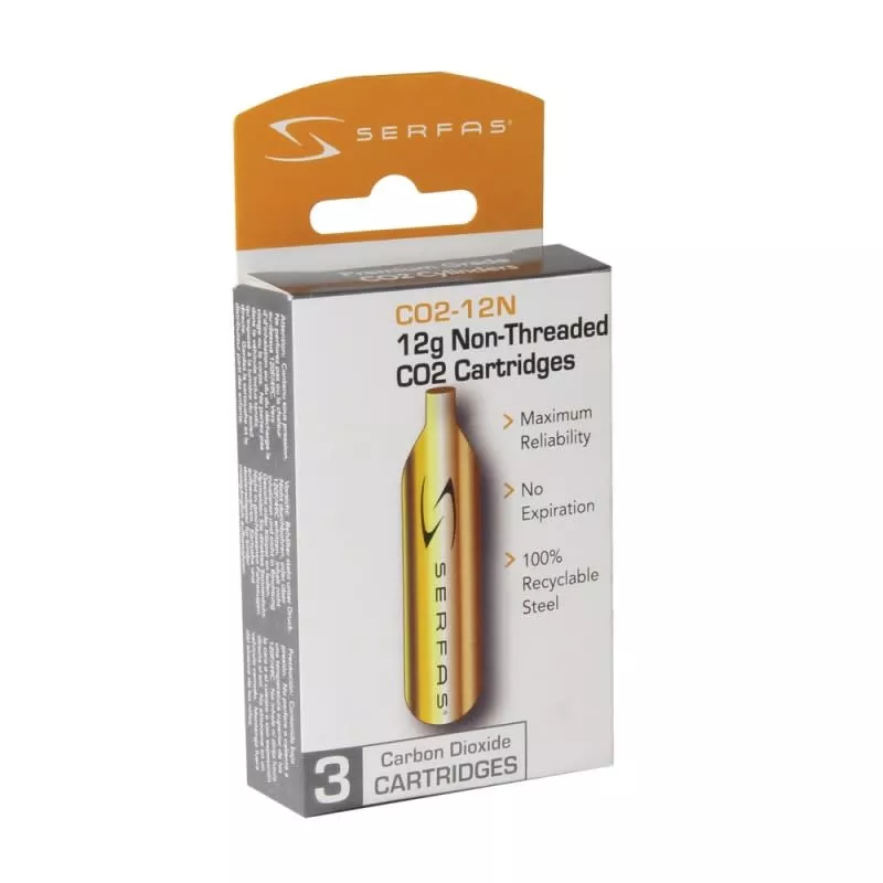 12G CO2 CYLINDERS NOT THREADED (3 PACK)