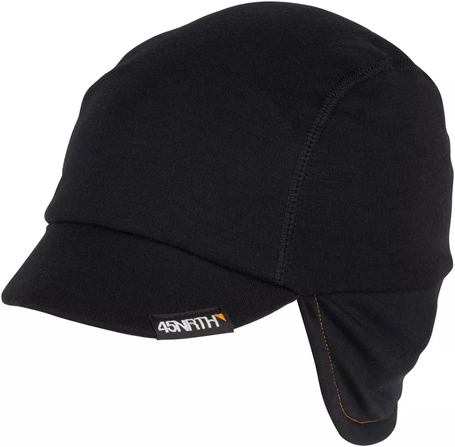 45nrth-2024-greazy-cycling-cap-black 45NRTH 2024 Greazy Cycling Cap - Black