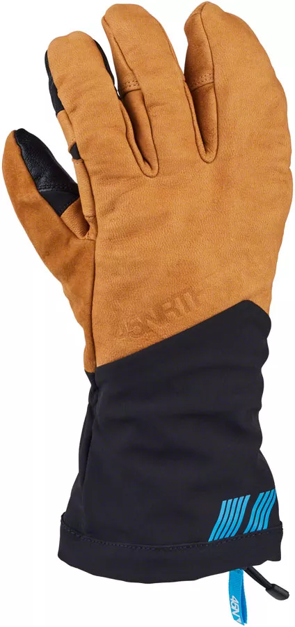 45nrth-2024-sturmfist-4-ltr-leather-gloves-tan-black-lobster-style 45NRTH 2024 Sturmfist 4 LTR Leather Gloves - Tan/Black Lobster Style