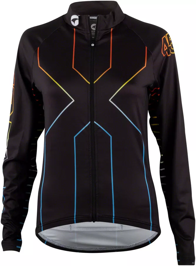 45NRTH Decade Long Sleeve Jersey - Women's Black Large