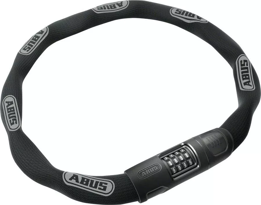 8808C Chain Lock - Combination, 3.7', 8mm Square, Black