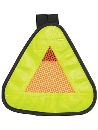 aardvark-reflective-triangle-yield-symbol-7x7-with-velcro-strap Aardvark Reflective Triangle Yield Symbol 7x7" with Velcro Strap