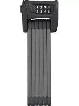 abus-bordo-6100-combination-folding-lock-90cm-black-with-bracket ABUS Bordo 6100 Combination Folding Lock: 90cm Black with Bracket