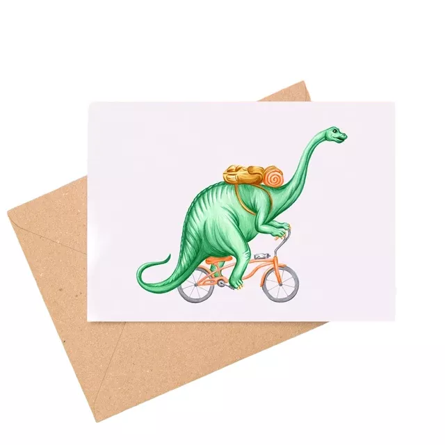 animals-riding-bicycle-card Animals Riding a Bicycle Card