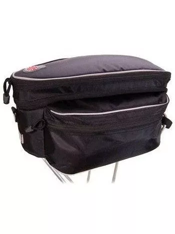 banjo-brothers-expanding-rack-top-bag-black Banjo Brothers Expanding Rack Top Bag: Black
