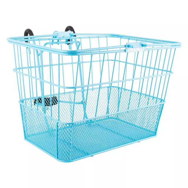 BASKET SUNLT FT WIRE/MESH L/O STD B-BU w/BRACKET