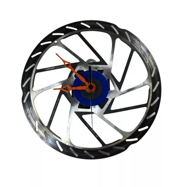 bicycle-rotor-wall-clock-gears-up-designs Bicycle Rotor Wall Clock, Gears Up Designs