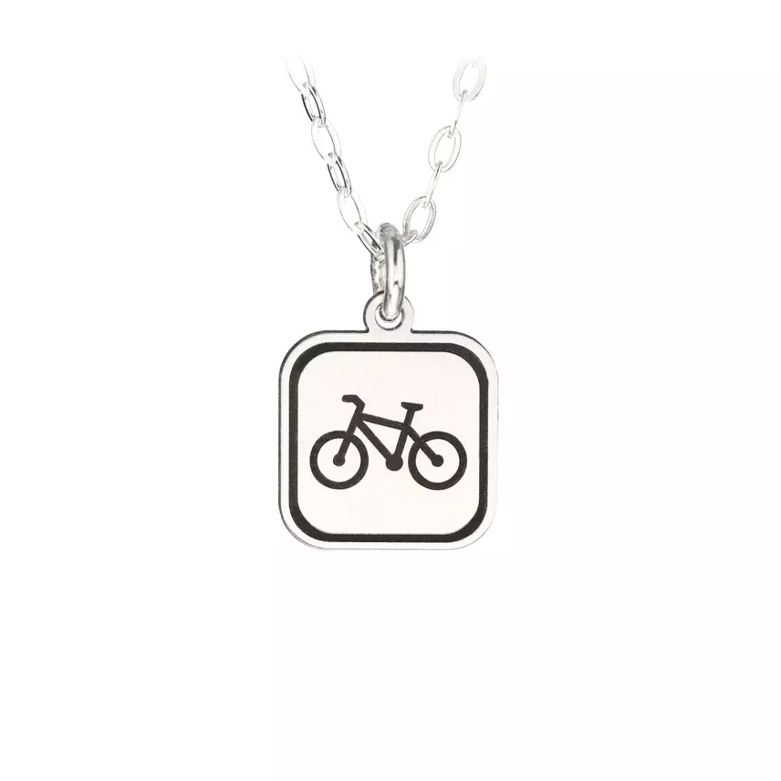 bike-mini-sign-necklace Bike Mini Sign Necklace