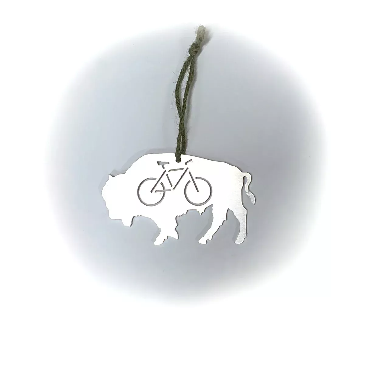 buffalo-bike-ornament-aluminum Buffalo Bike Ornament, Aluminum