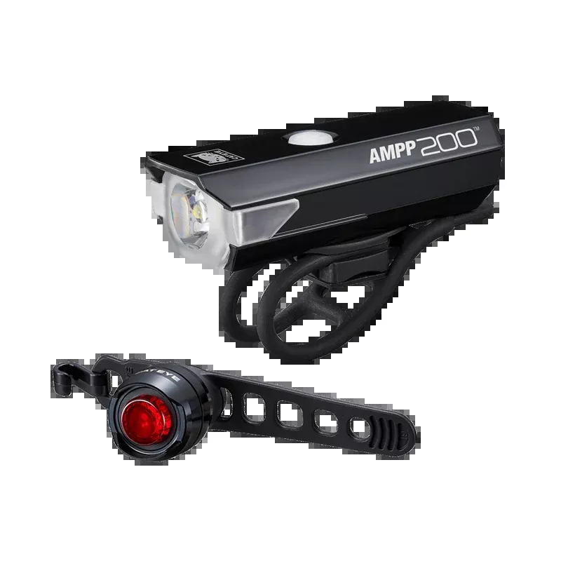 cateye-combo-kit-headight-taillight-ampp200-orb-usb-rechargeable-light-set CatEye Combo Kit Headight Taillight AMPP200 / ORB USB Rechargeable Light Set