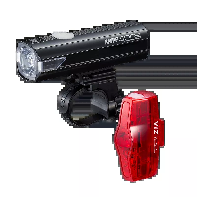 cateye-combo-kit-headight-taillight-ampp400s-viz100-usb-rechargeable-light-set CatEye Combo Kit Headight Taillight AMPP400S / ViZ100 USB Rechargeable Light Set