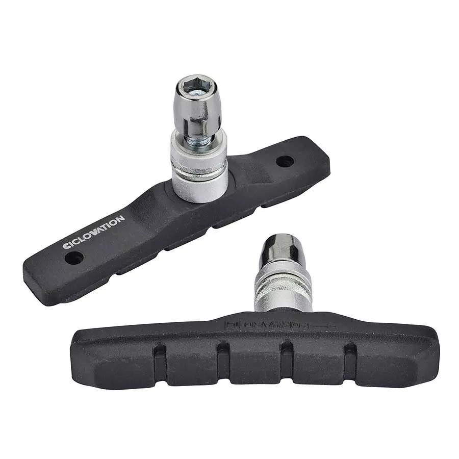 ciclovation-basic-mountain-brake-pad-cartridge-type-threaded-black-pair Ciclovation, Basic Mountain, Brake pad, Cartridge type, Threaded, Black, Pair
