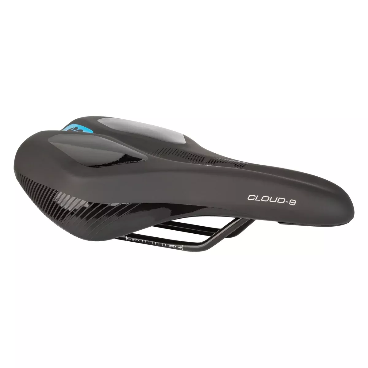 cloud-9-kush-plus-comfort-saddle-bicycle-seat-192mm-wide-x-270mm-long Cloud-9 Kush Plus Comfort Saddle Bicycle Seat - 192mm Wide x 270mm Long