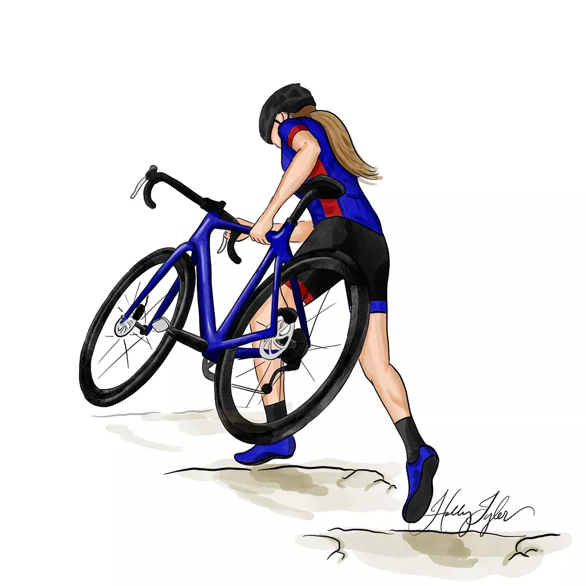 Cyclocross Girl Print [FINAL SALE]