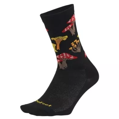 defeet-aireator-6-forager-mushroom-socks DeFeet Aireator 6:" Forager Mushroom Socks