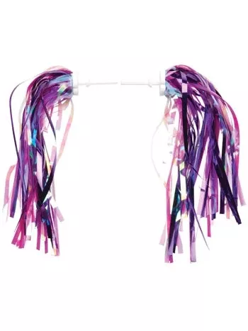 dimension-kid-s-bike-streamers-pink-purple-pair Dimension Kid's Bike Streamers: Pink/Purple~ Pair