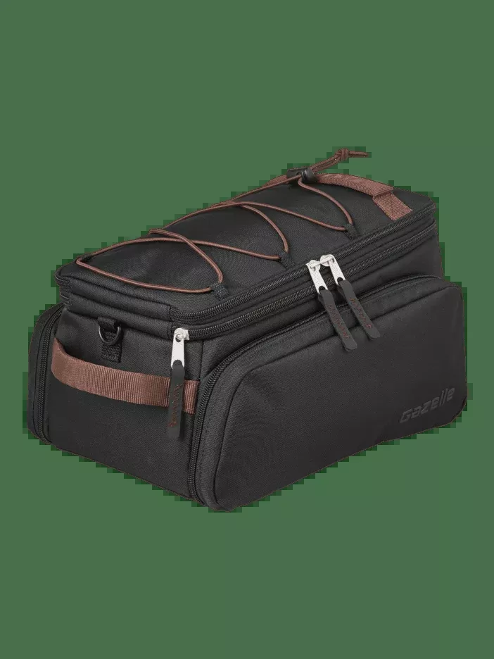 gazelle-trunkbag-black-brown Gazelle Trunkbag - Black/Brown