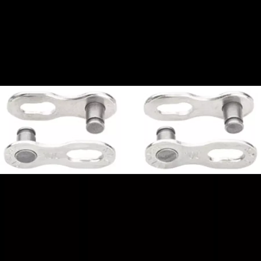 KMC MissingLink CL559CR Connector for Campagnolo - 10-Speed, Reusable, Silver, 2 Pairs/Card