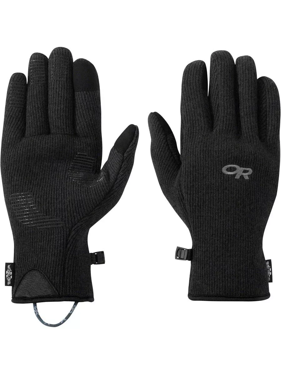 outdoor-research-flurry-sensor-gloves-black-full-finger-men-s Outdoor Research Flurry Sensor Gloves - Black, Full Finger, Men's
