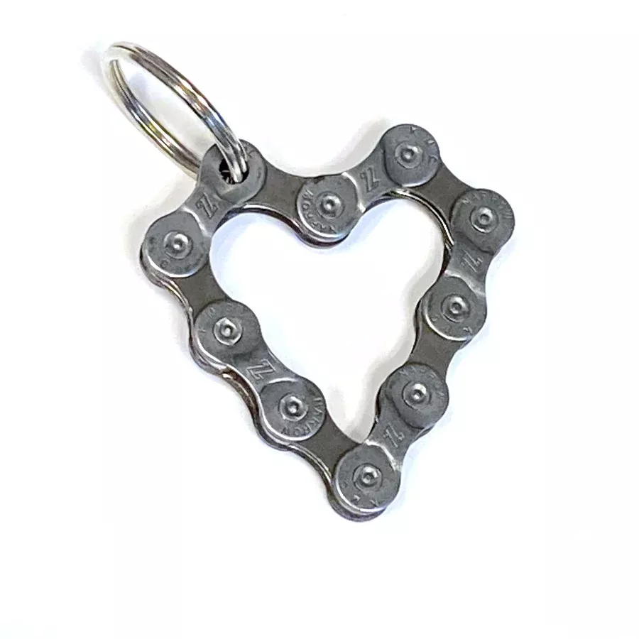 recycled-bike-chain-keychains Recycled Bike Chain Keychains