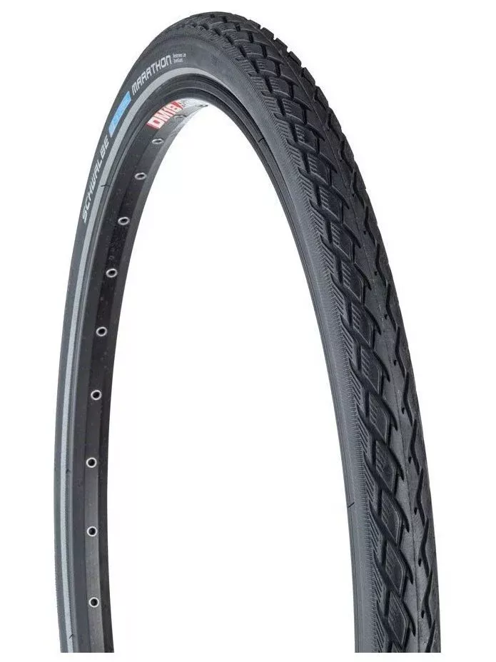 schwalbe-marathon-tire-700-x-38-clincher-wire-black-reflective-performance-line Schwalbe Marathon Tire - 700 x 38, Clincher, Wire, Black/Reflective ,Performance Line