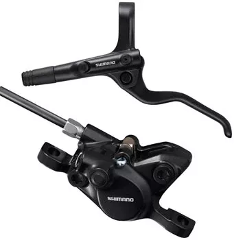 shimano-br-mt200-disc-brake-bl-mt201-lever-front-hydraulic-2-piston-post-mount-b Shimano BR-MT200 Disc Brake and BL-MT201 Lever - Front, Hydraulic, 2-Piston, Post Mount, Black