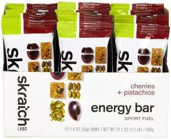 Skratch Labs Energy Bar Sport Fuel - Cherry Pistachio