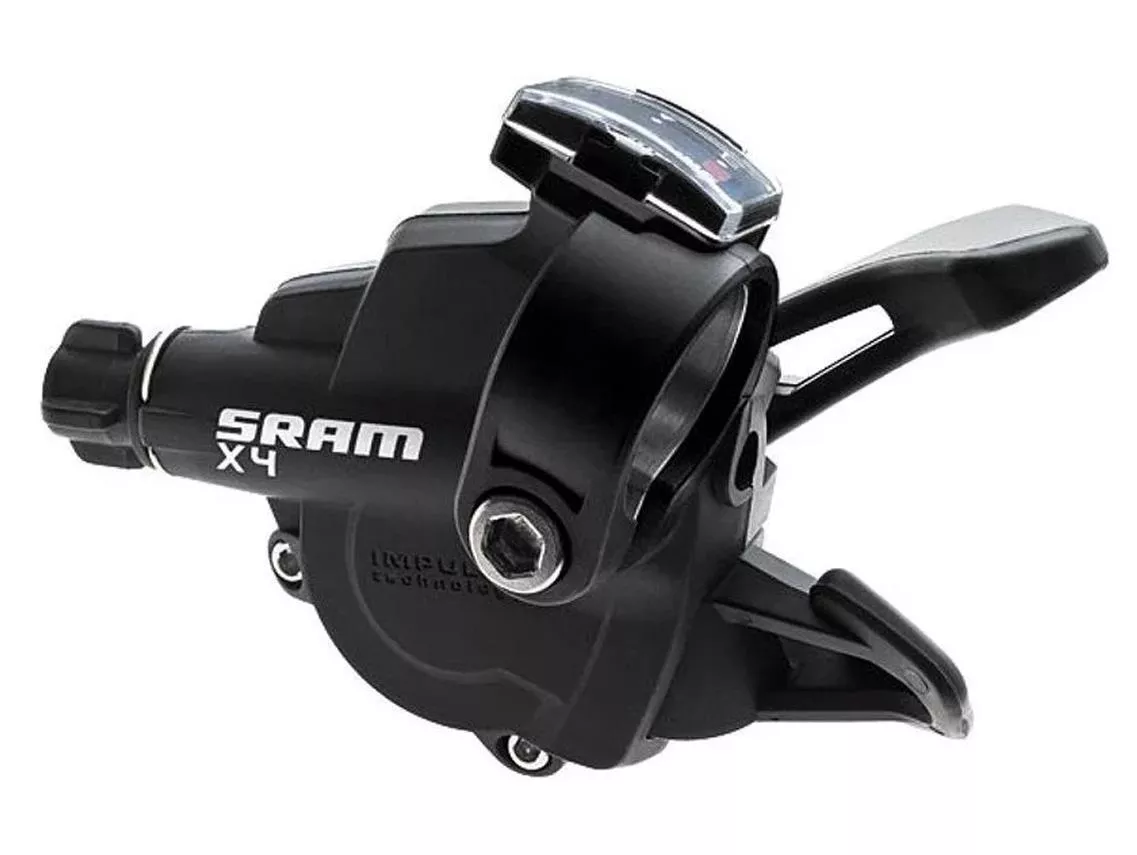 sram-x4-3-speed-front-trigger-shifter-black-left-hand SRAM X4 3 Speed Front Trigger Shifter – Black Left Hand