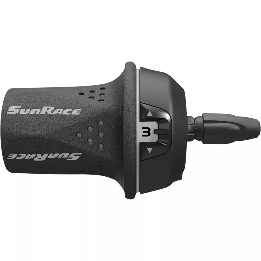 SunRace M21 Twist Shift Front 3-Speed: Gray