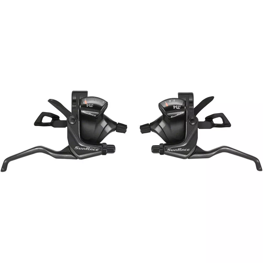 SunRace M406 ST Trigger Brake/Shift Lever Set 3x7-Speed for V-Brakes