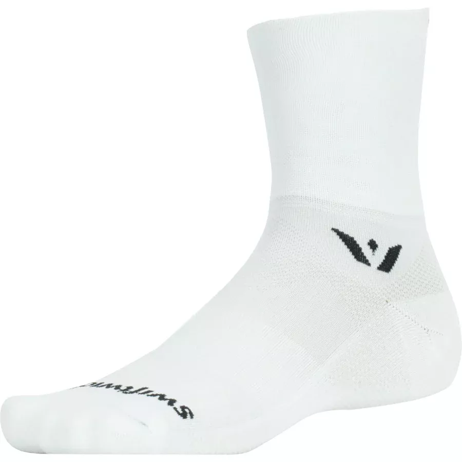 swiftwick-aspire-four-socks-4-inch-white Swiftwick Aspire Four Socks - 4 inch, White