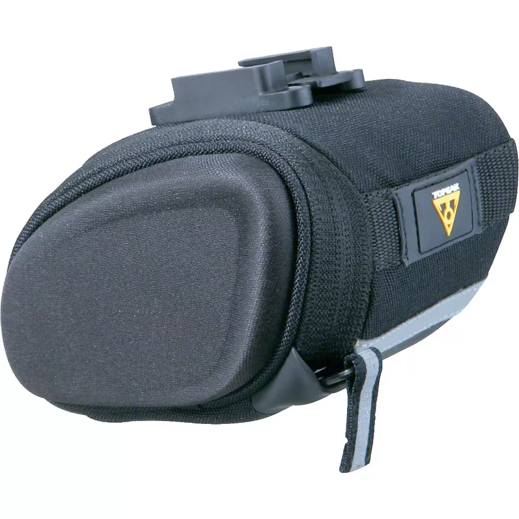 topeak-sidekick-wedge-seat-bag-small-black-quick-click-system Topeak SideKick Wedge Seat Bag: Small, Black Quick Click System