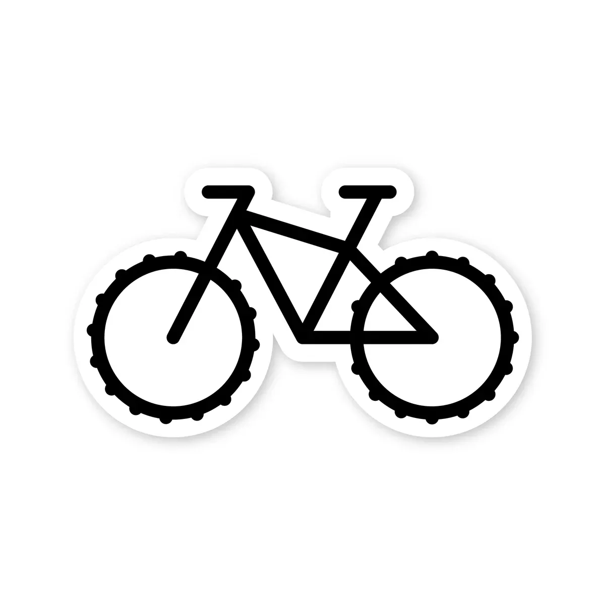 Vinyl Bicycle Sticker Decal