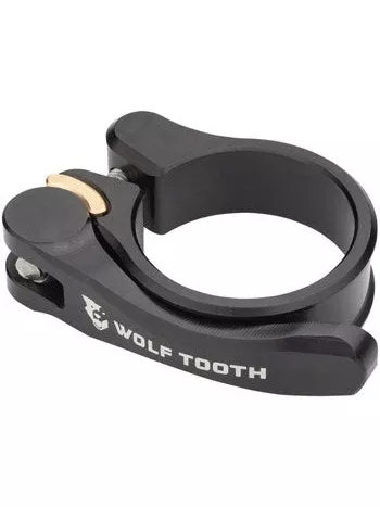 wolf-tooth-components-quick-release-seatpost-clamp-34-9mm-black Wolf Tooth Components Quick Release Seatpost Clamp - 34.9mm, Black