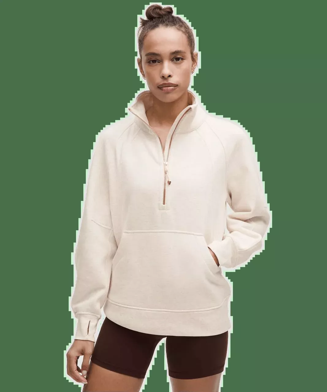 women-s-scuba-oversized-funnel-neck-half-long Women's Scuba Oversized Funnel-Neck Half *Long*