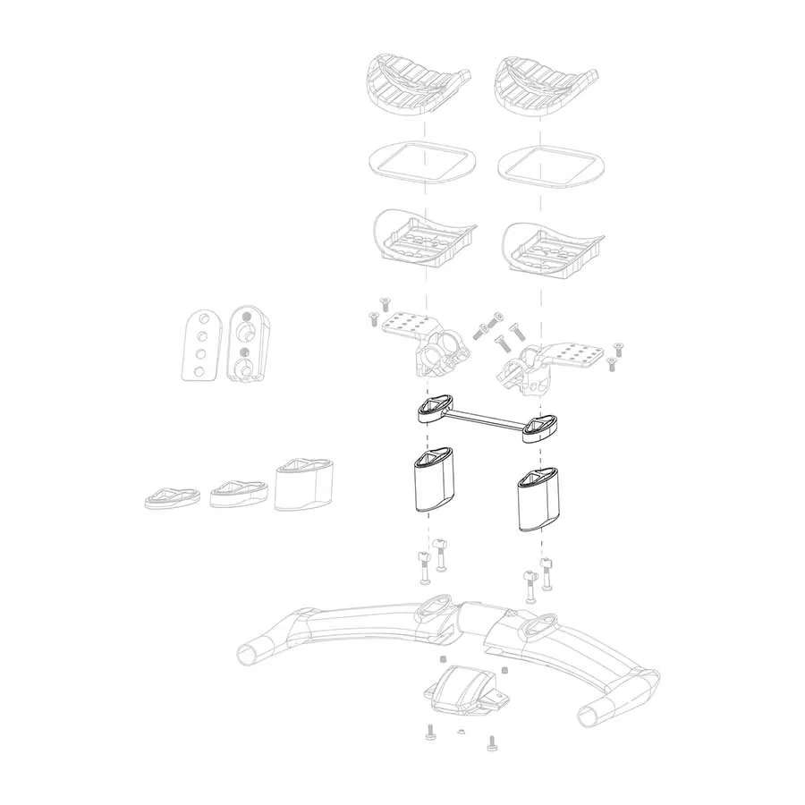 zipp-vuka-aero-c1-high-stack-kit-includes-10mm-riser-bridge-50mm-risers-bolts-ki Zipp Vuka Aero C1 High Stack Kit Includes 10mm Riser Bridge 50mm Risers and Bolts Kit